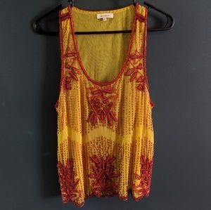 Anthropologie beaded top